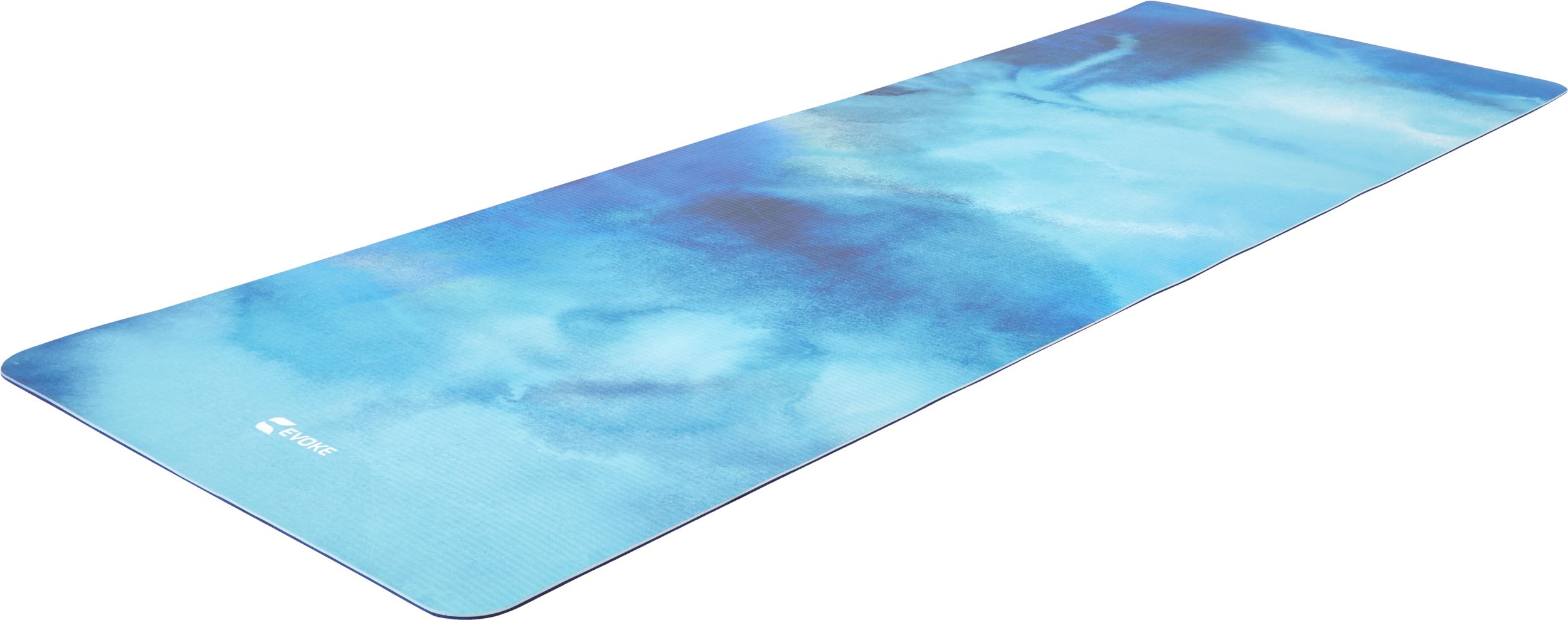 Evoke Printed Non-Slip 68" 5mm Yoga Mat with Strap