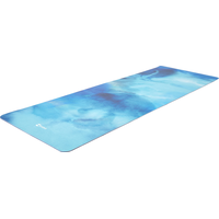 Evoke Printed Non-Slip 68" 5mm Yoga Mat with Strap Front_Three_Fourths_Angled_Left