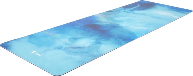 Evoke Printed Non-Slip 68" 5mm Yoga Mat with Strap