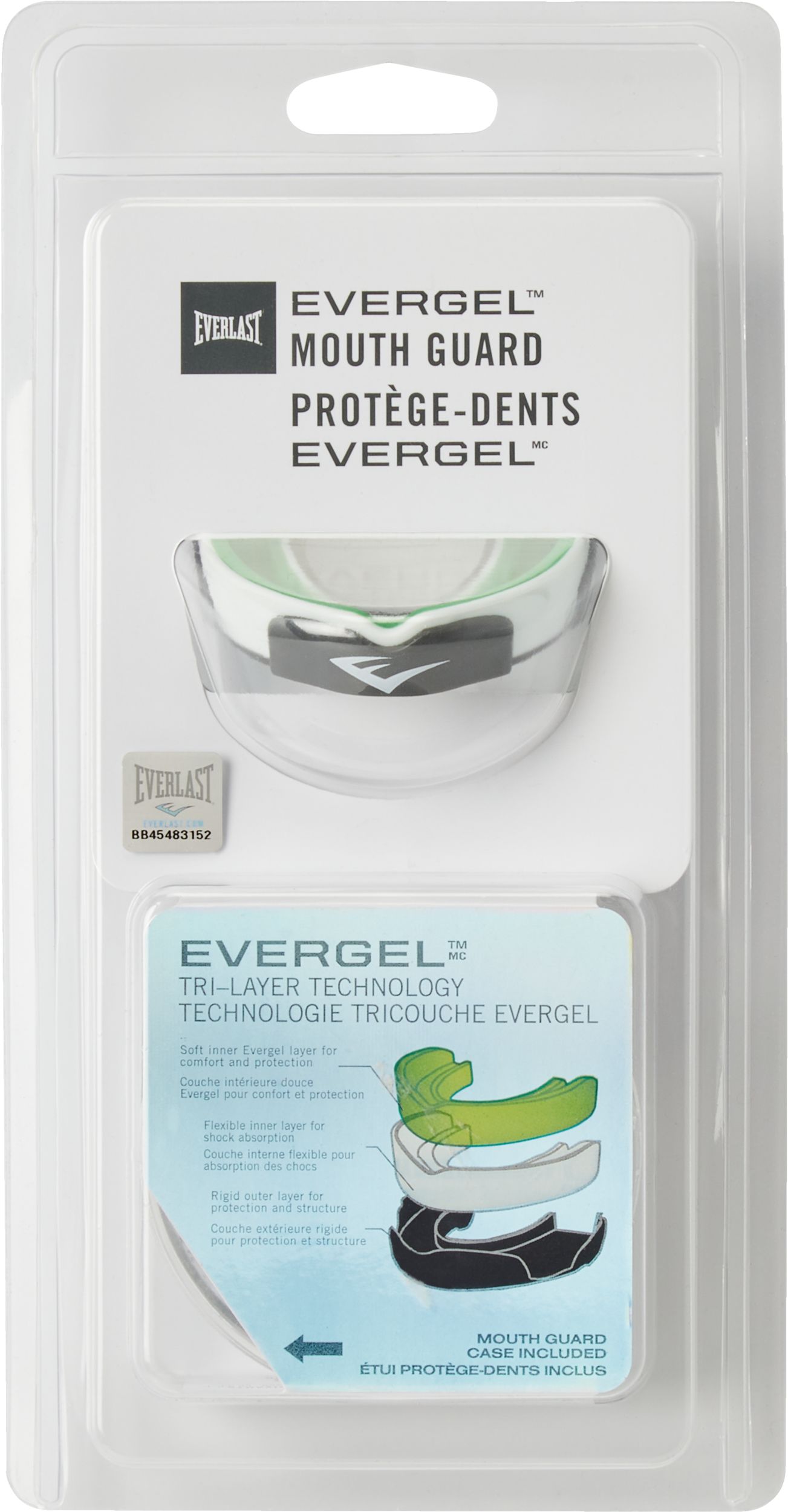 Everlast EverGel Mouthguard Front_Flat