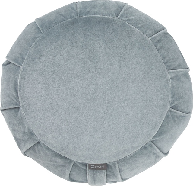EVOKE Round Meditation Cushion Overhead_Flat