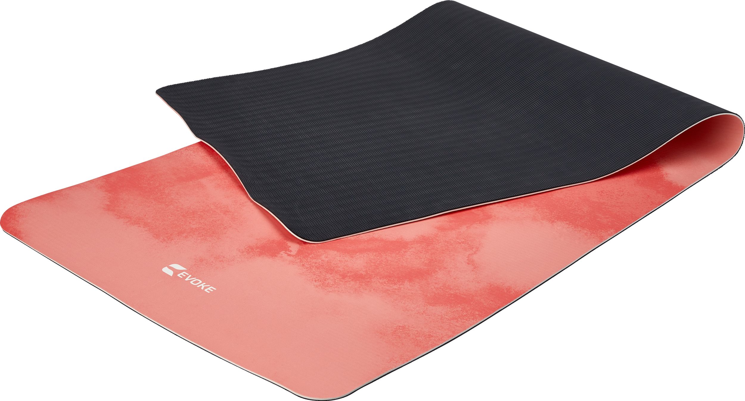Evoke Printed Non-Slip 68" 5mm Yoga Mat with Strap