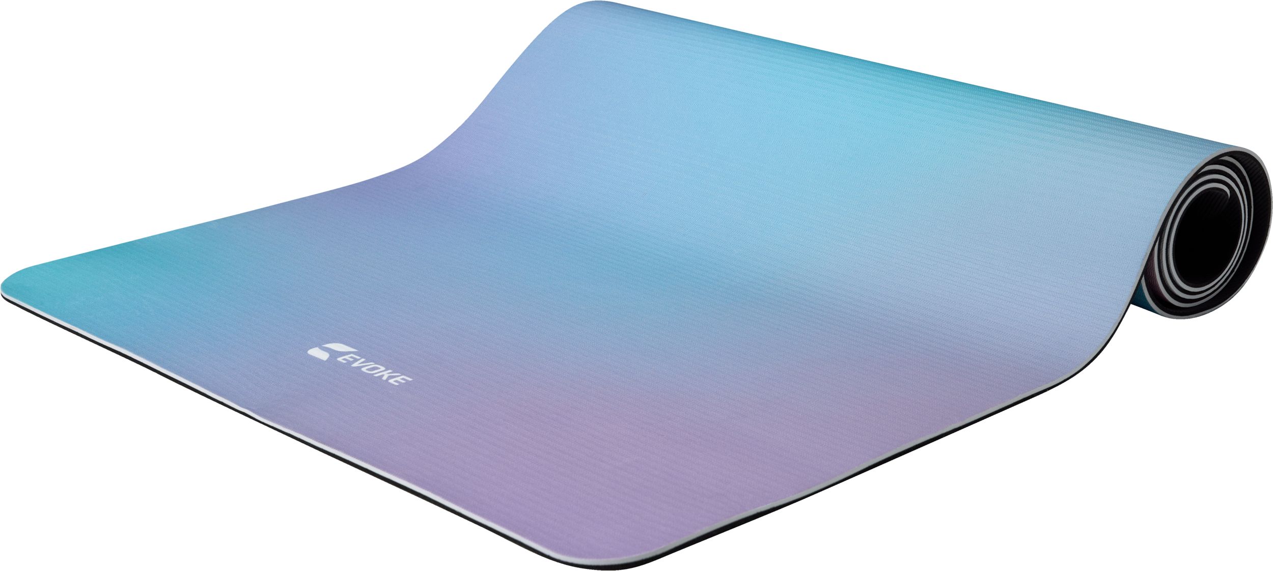 Evoke Cloud TPE Mat 5 mm Front_Three_Fourths_Angled_Left
