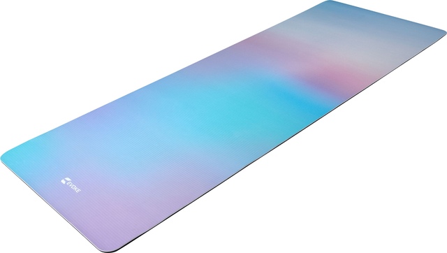 Evoke Cloud TPE Mat 5 mm Front_Three_Fourths_Angled_Left