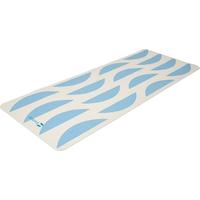 EVOKE 5 mm TPE Dimension Yoga Mat with Strap Front_Angled_Left