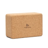 B, Halfmoon Yoga 4” Cork Block Front_Angled_Right
