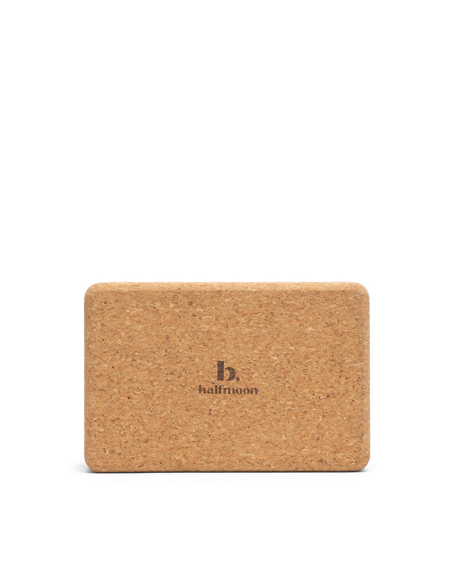 B, Halfmoon Kids', Halfmoon Yoga 4" Cork Yoga Block