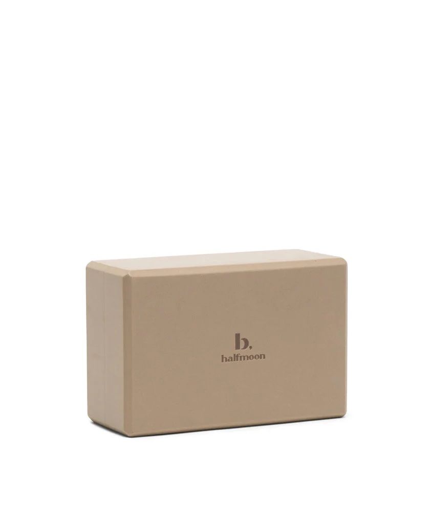B, Halfmoon Yoga 3" Foam Block, Yoga Foam Block