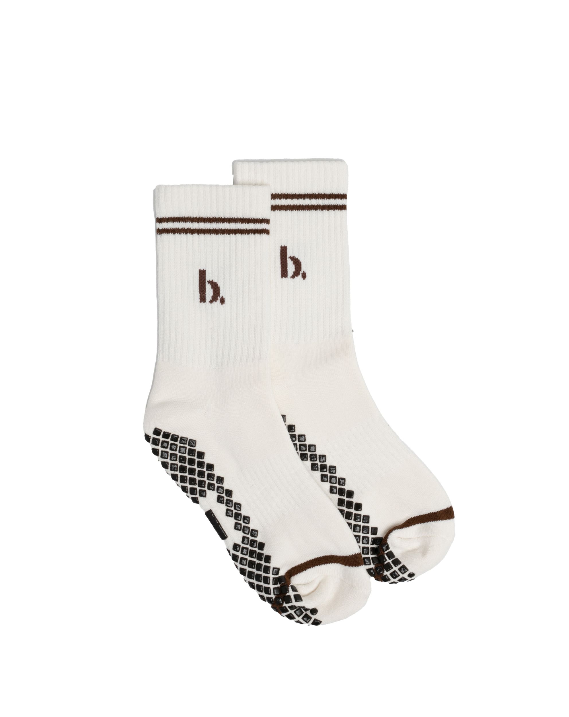 B, Halfmoon Grip Yoga Socks