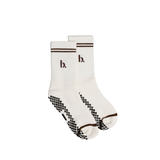 B, Halfmoon Grip Yoga Socks