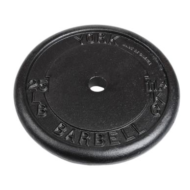 Image of York Barbell Standard Weight Plates 25 lbs