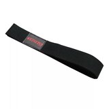 Grizzly Black Cotton Lifting Straps Back_Angled_Left