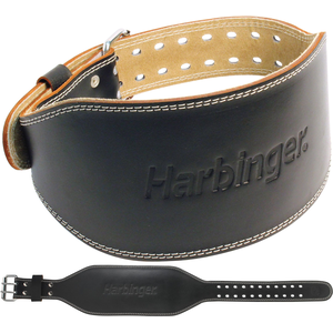 Harbinger 6 Inch Padded Leather Belt
