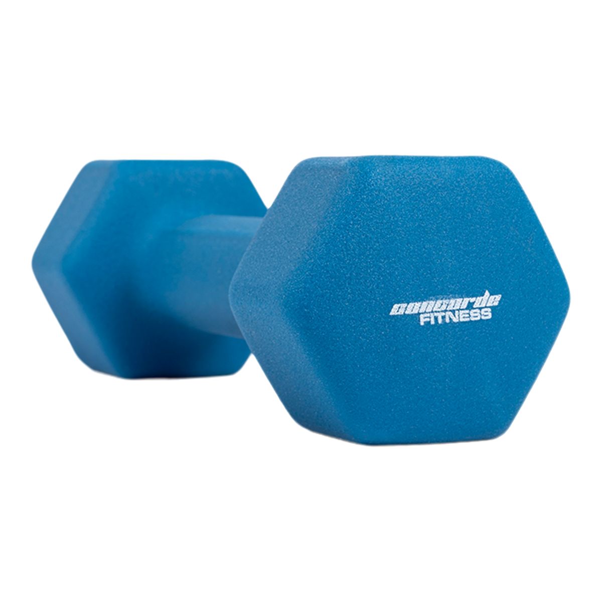 Concorde 8 lb Neoprene Dumbbell, Weight, Home Gym Front_Angled_Left