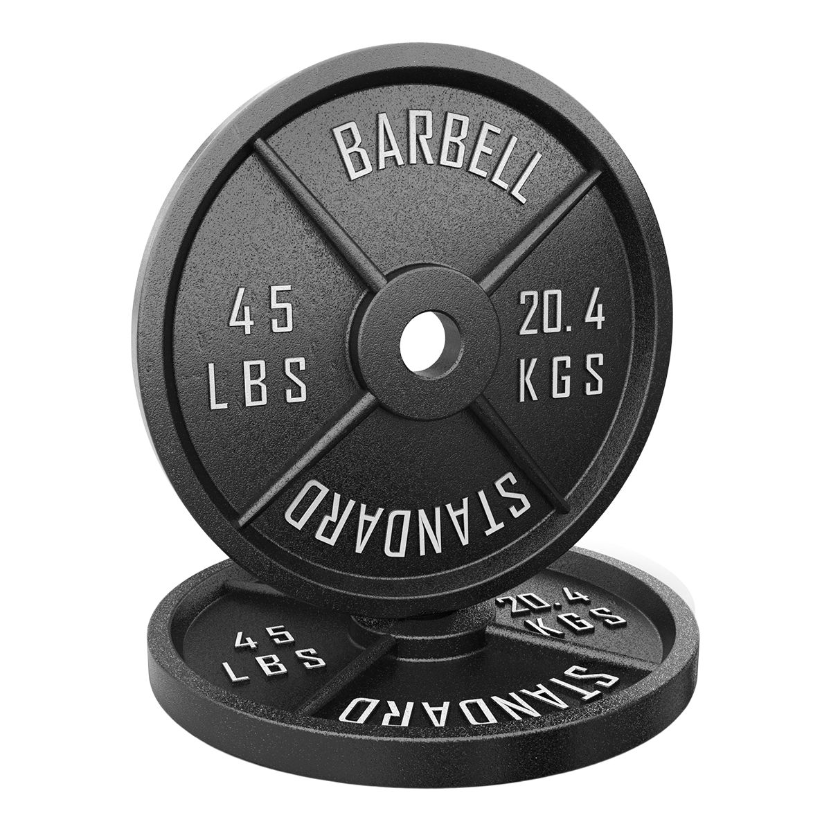 Synergee 45 lb Olympic Cast Iron Plates, Pair, Weight, Home Gym Sportchek