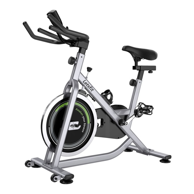 LetsFit AE02 Home Stationary Bike Front_Angled_Left