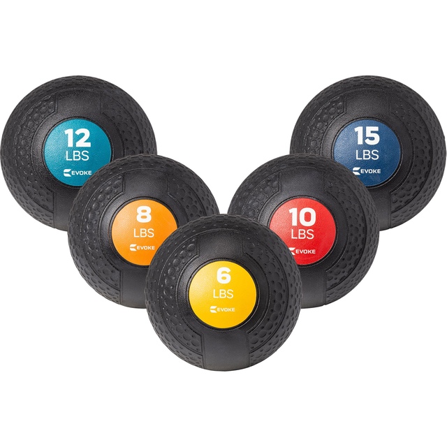 Evoke 10lbs Medium Training Ball Front_Flat