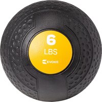Evoke 6lb Medicine Ball, Weight, Home Gym Front_Flat