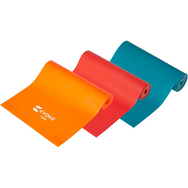 Evoke Mini Flat Latex Light Resistance Band Front_Three_Fourths_Angled_Left