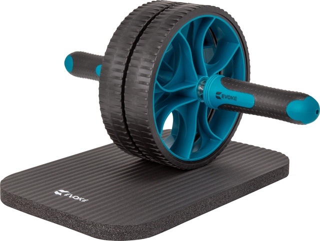 Evoke Ab Wheel Front_Three_Fourths_Angled_Left