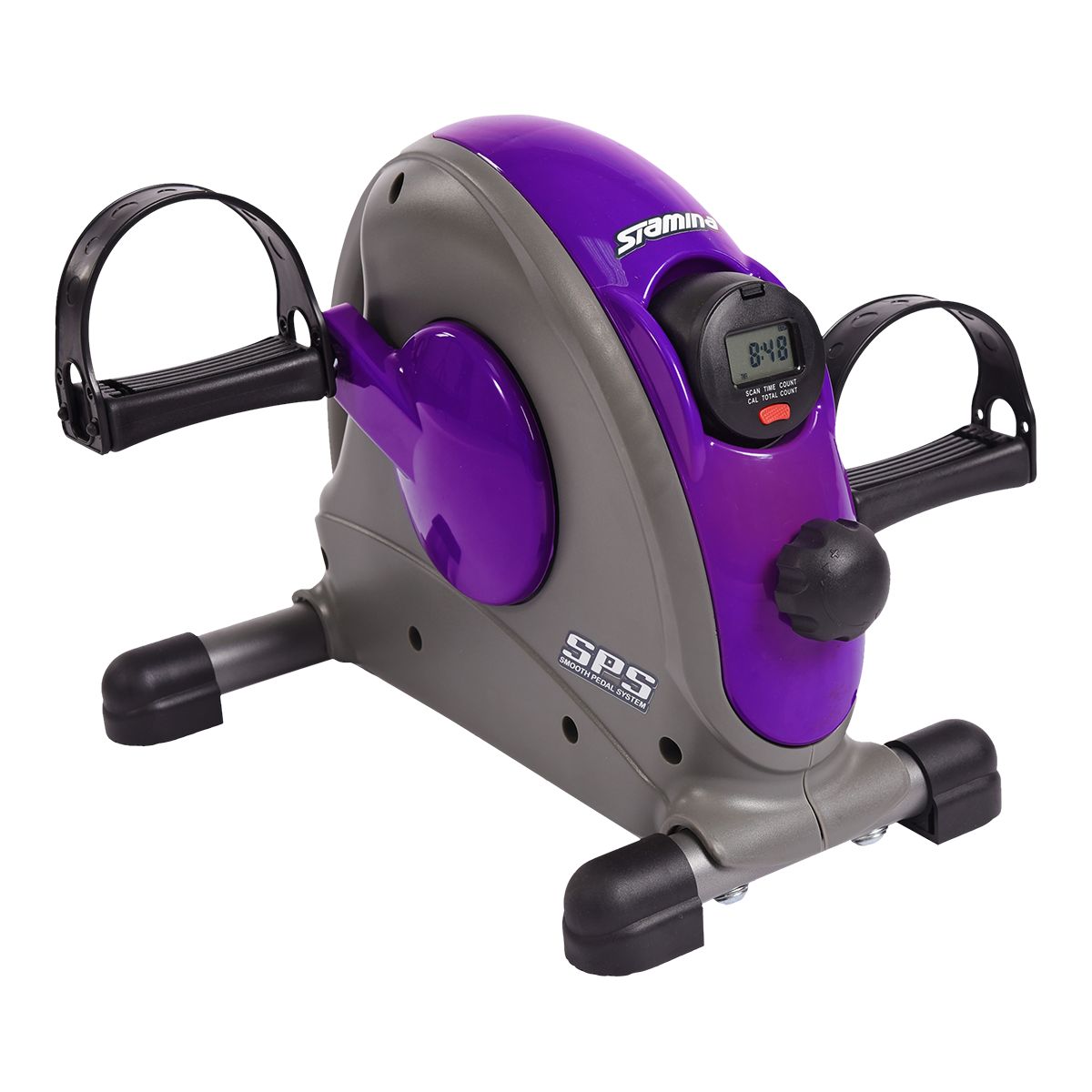 Stamina Mini Exercise Bike With Smooth Pedal System Back_Angled_Left