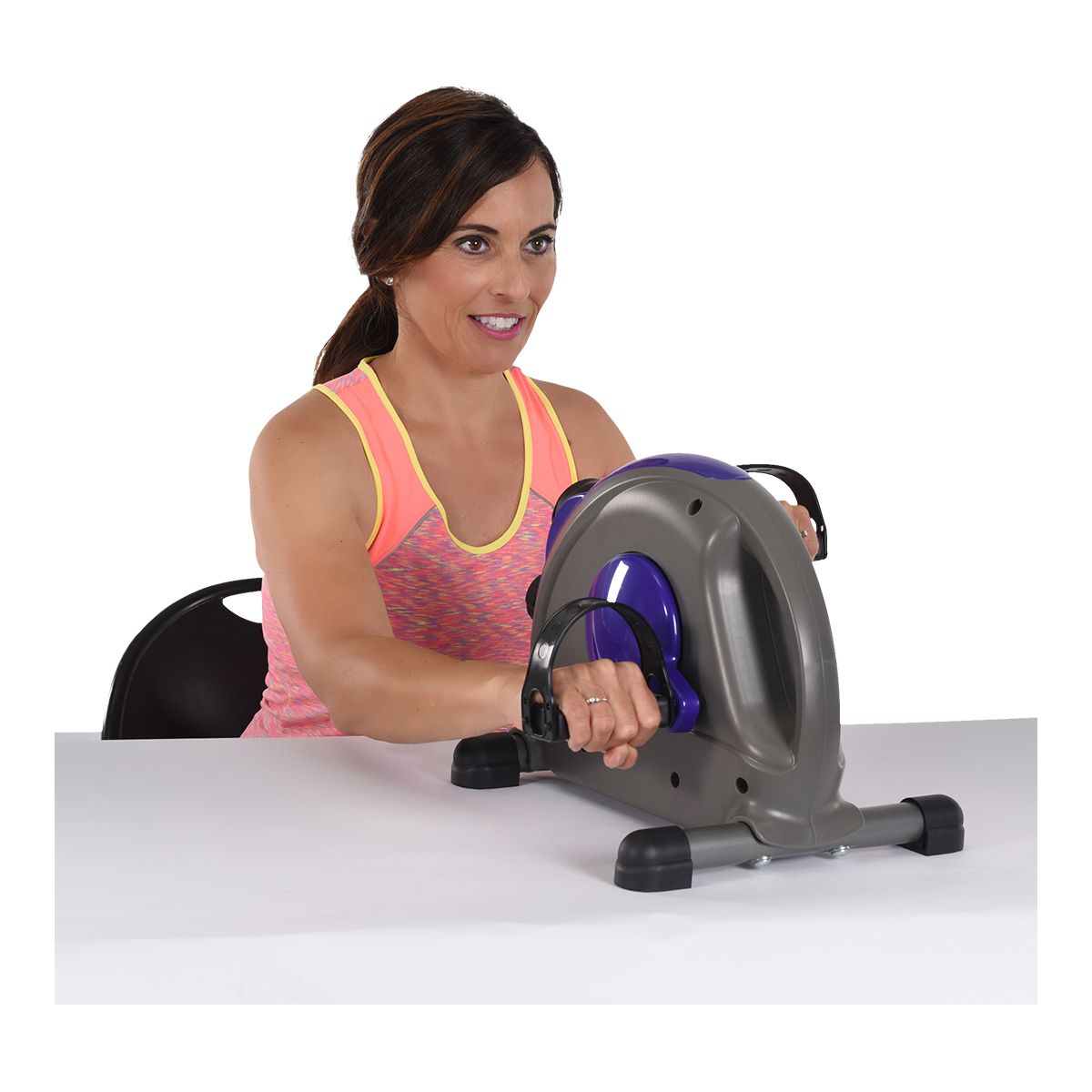 Stamina Mini Exercise Bike With Smooth Pedal System Front_Angled_Right