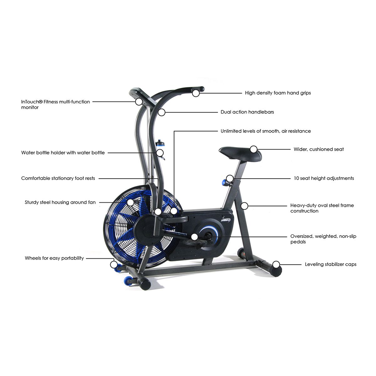 Stamina Deluxe Air Bike SportChek