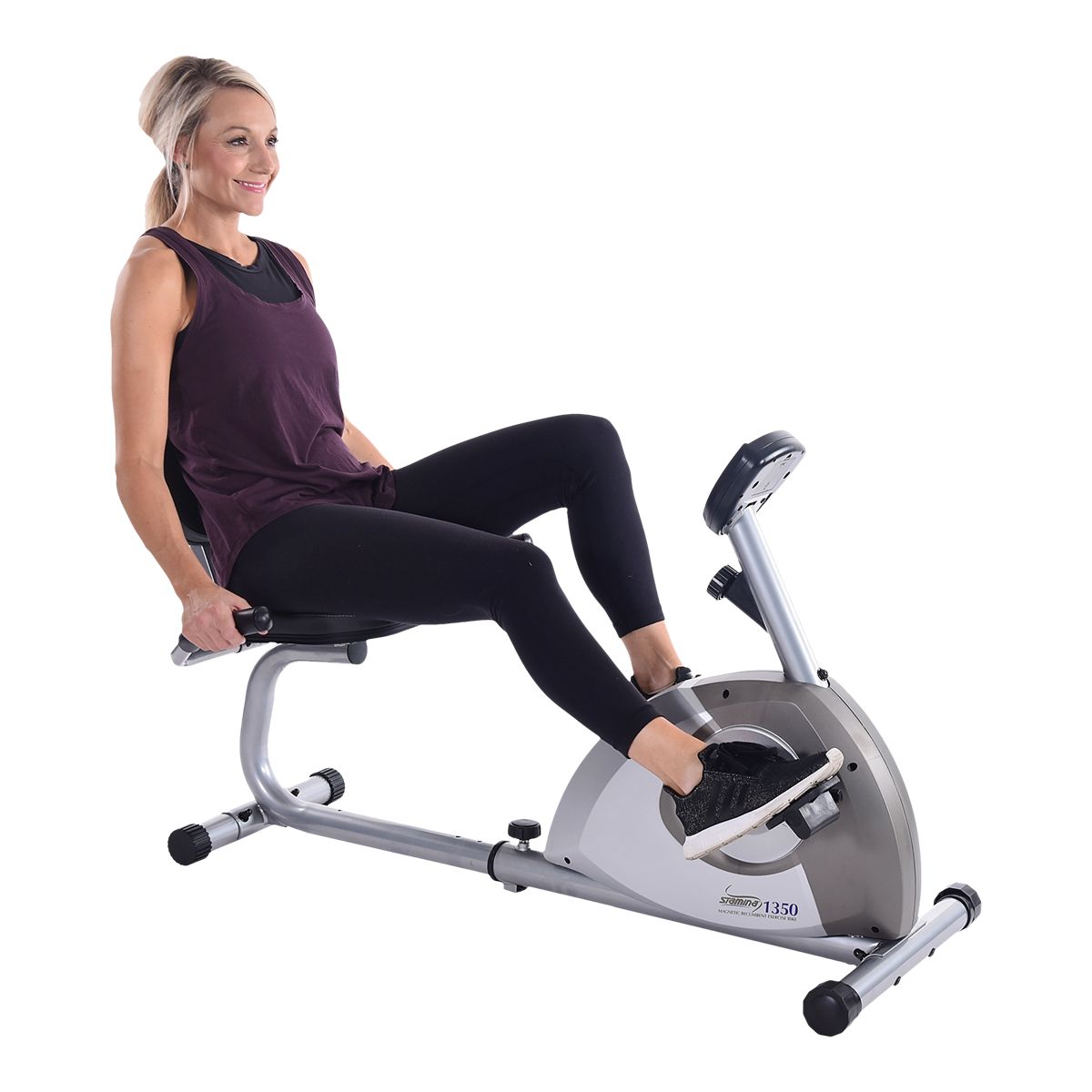 Stamina Magnetic Recumbent Bike 1350 Front_Angled_Right