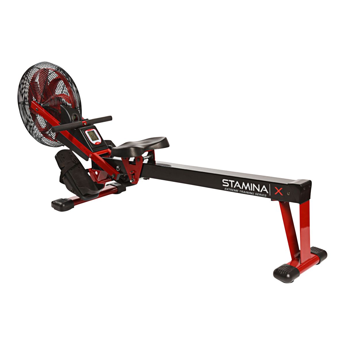 Stamina X Air Rower Back_Angled_Left