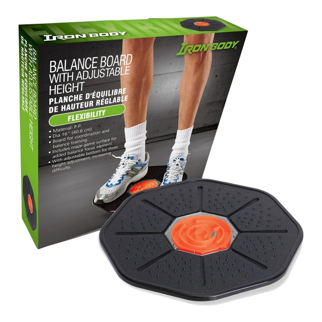 Iron Body Fitness Balance Board Composite_or_Mixed