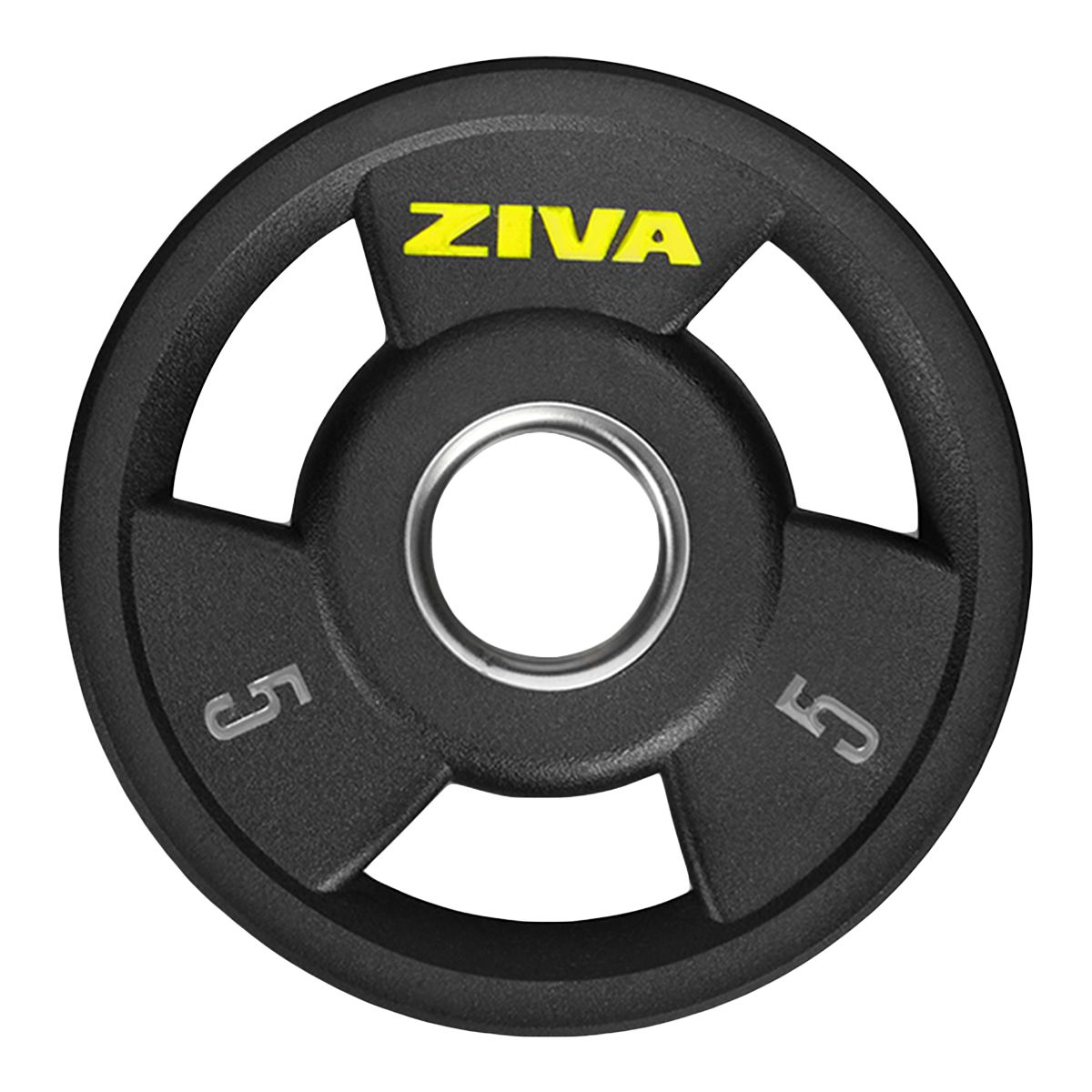 Image of Ziva Performance Rubber Grip 5 lb Weight Disc Weight Home Gym