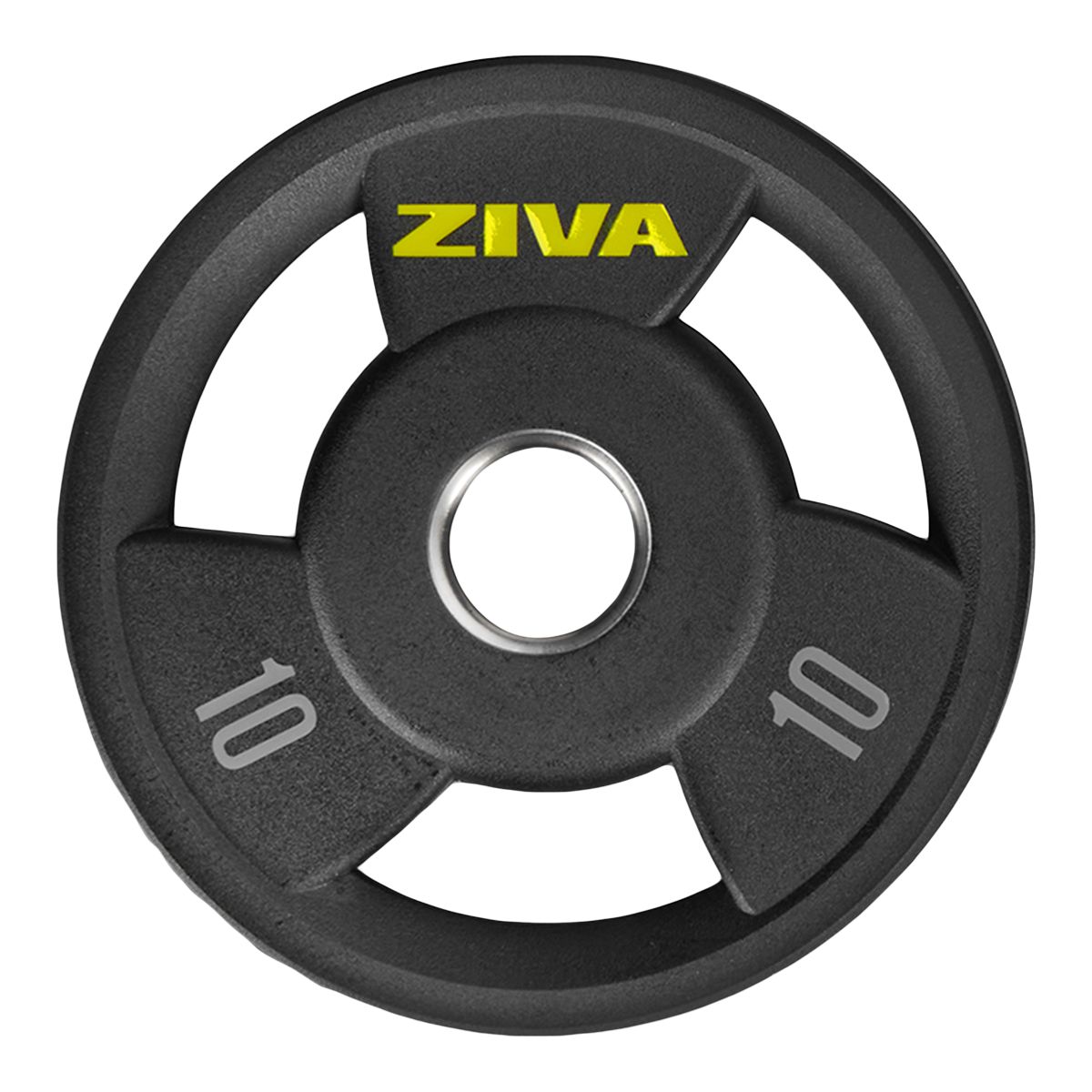 Image of Ziva Performance Rubber Grip 10 lb Weight Disc Weight Home Gym