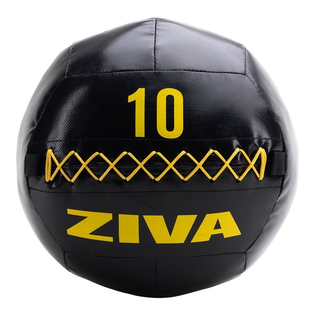 Ziva Performance 10 lb Wall Ball, Weight, Home Gym Front_Flat