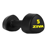 Ziva Tribell Dumbbell, Weight, Home Gym Front_Three_Fourths_Angled_Left