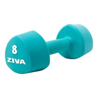 Ziva Chic 8 lb Tribell Dumbbell, Weight, Home Gym Front_Three_Fourths_Angled_Right