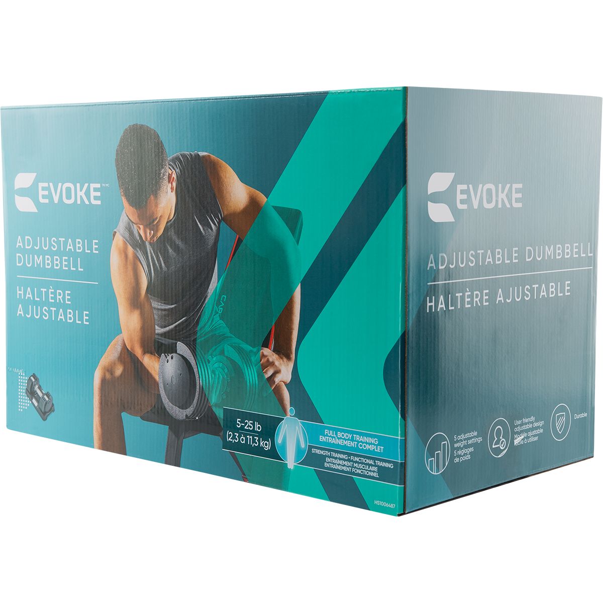 Evoke 5 25lbs Adjustable Dumbbell SportChek