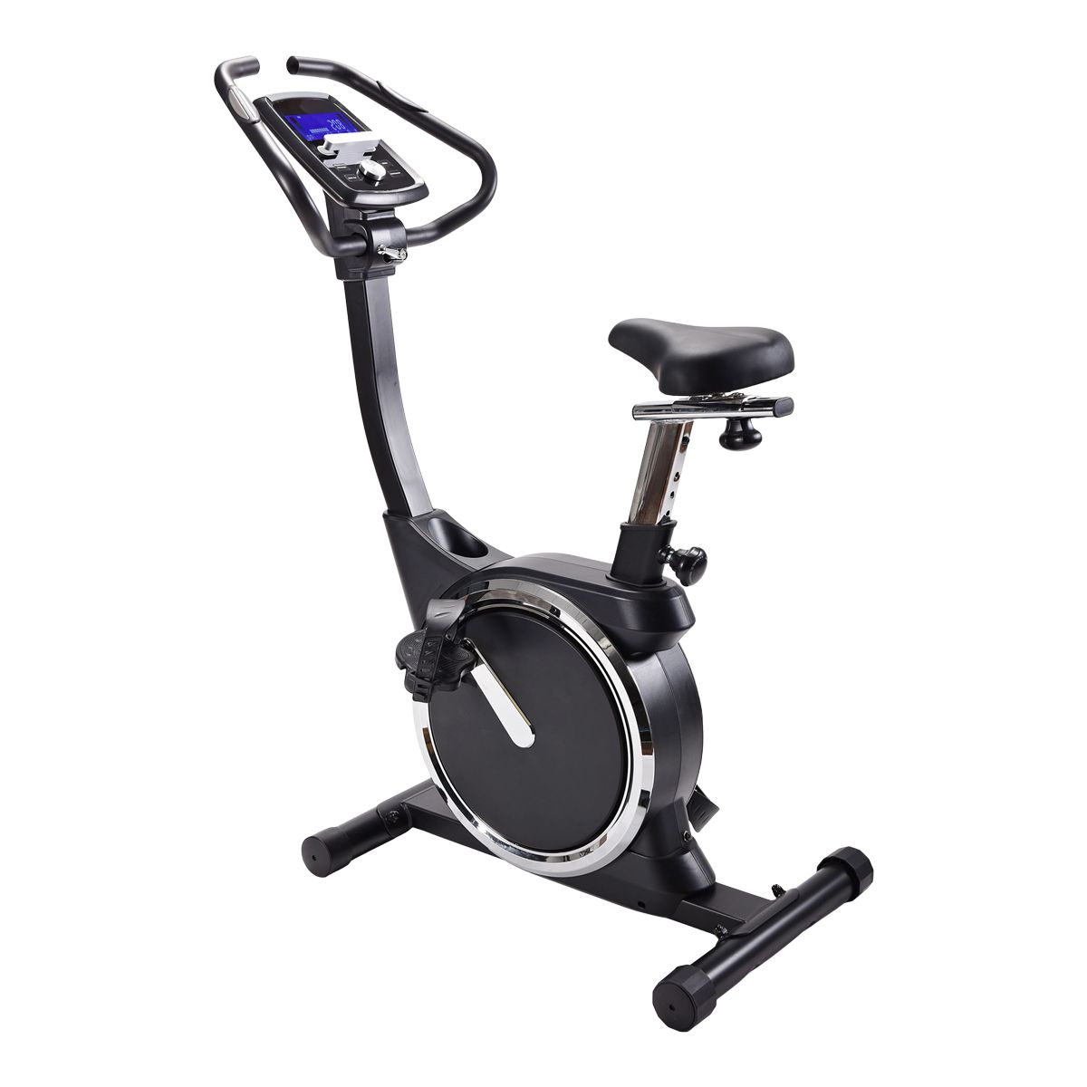 Stamina Deluxe Magnetic Upright Bike Back_Angled_Left