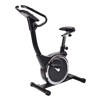 Stamina Deluxe Magnetic Upright Bike Front_Angled_Left