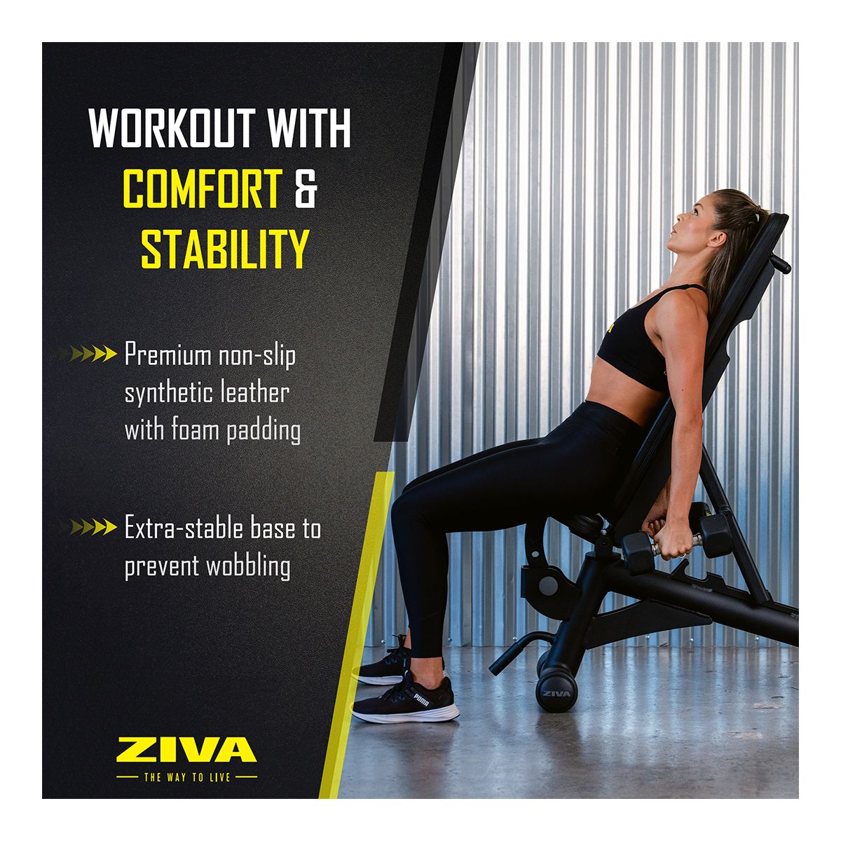Ziva F-I-D Adjustable Bench