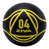 Ziva 4 lb Medicine Ball Front_Flat