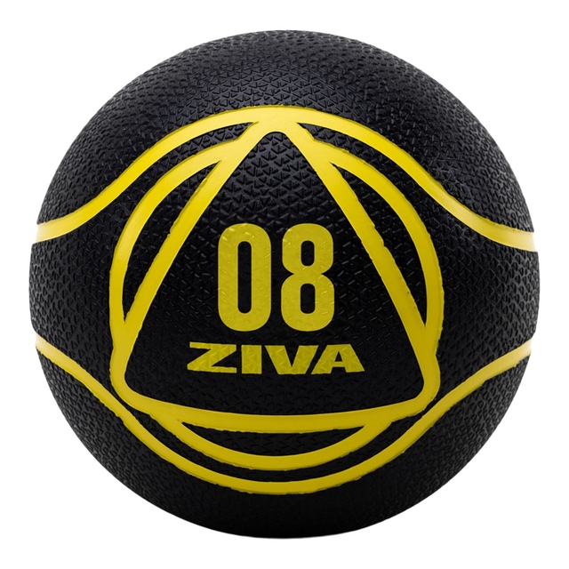 Ziva 8 lb Medicine Ball Front_Flat