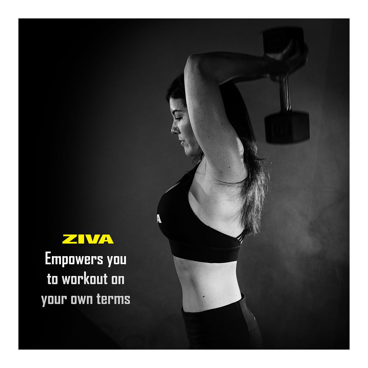Ziva RPU 50 lb Hexagon Dumbbell Set Front_Flat