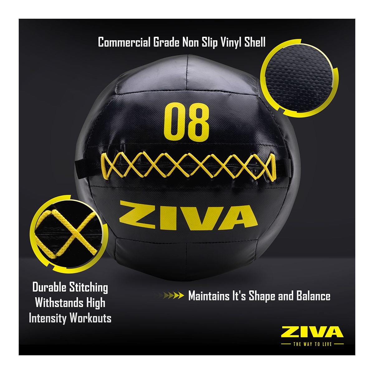 Ziva 16 lb Wall Ball