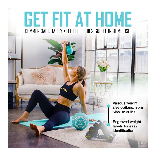 Ziva Chic RPU 20 lb Kettlebell | SportChek