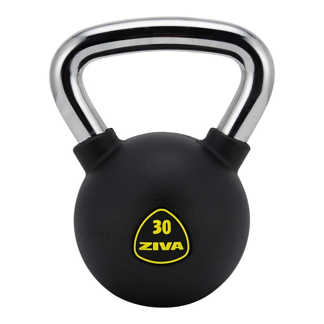 Ziva RPU 30 lb Kettlebell Front_Flat