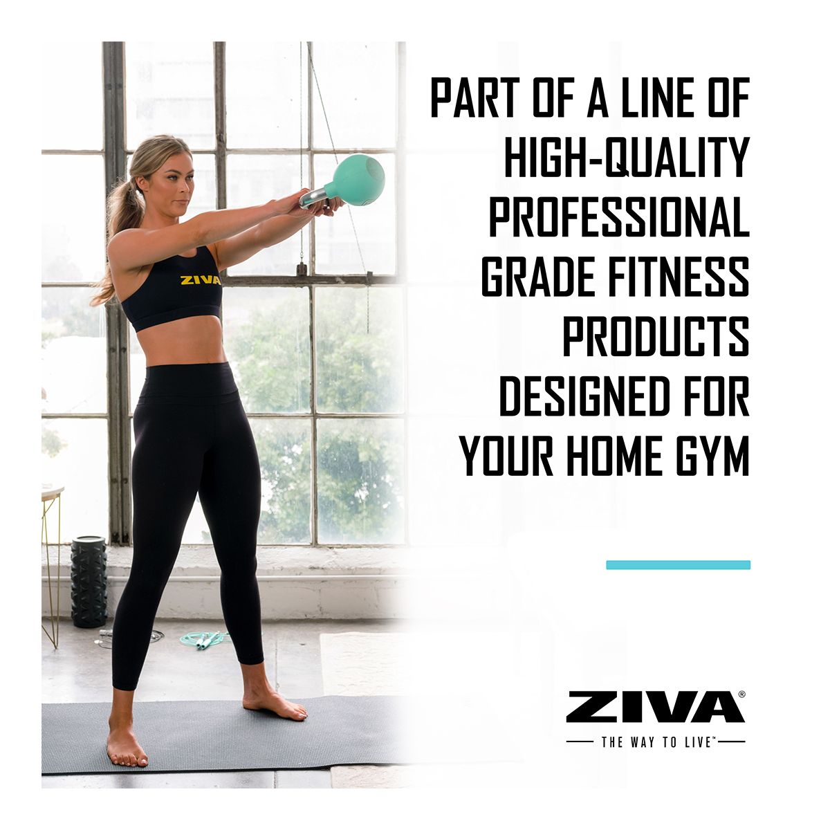 Ziva Chic RPU 30 lb Kettlebell