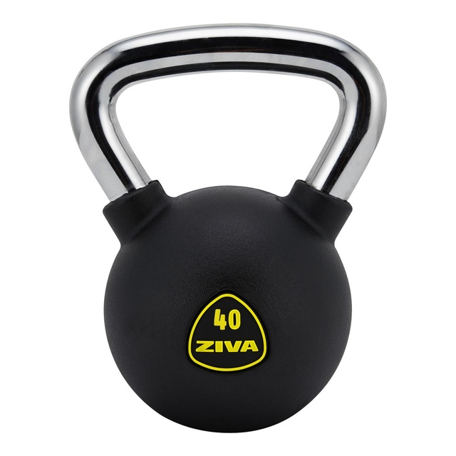 Ziva RPU 40 lb Kettlebell Front_Flat