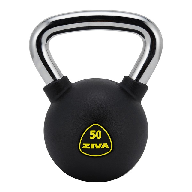 Ziva RPU 50 lb Kettlebell Front_Flat