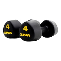 Ziva RPU 4 lb Tribell Dumbbell Set Front_Angled_Right