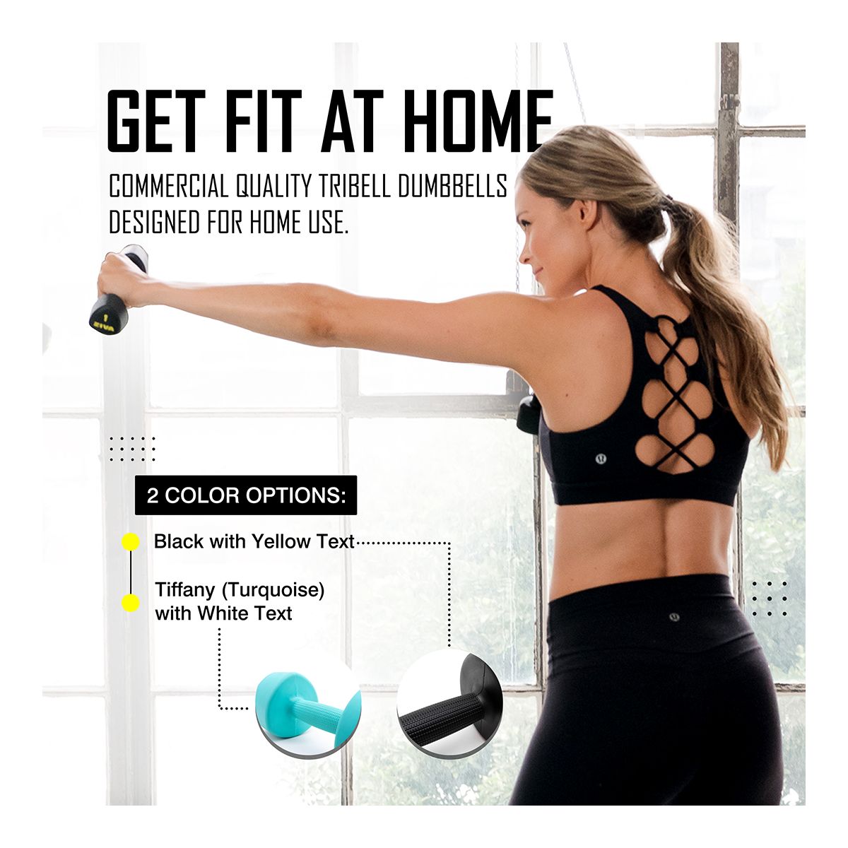 Ziva RPU 10 lb Tribell Dumbbell Set Composite_or_Mixed